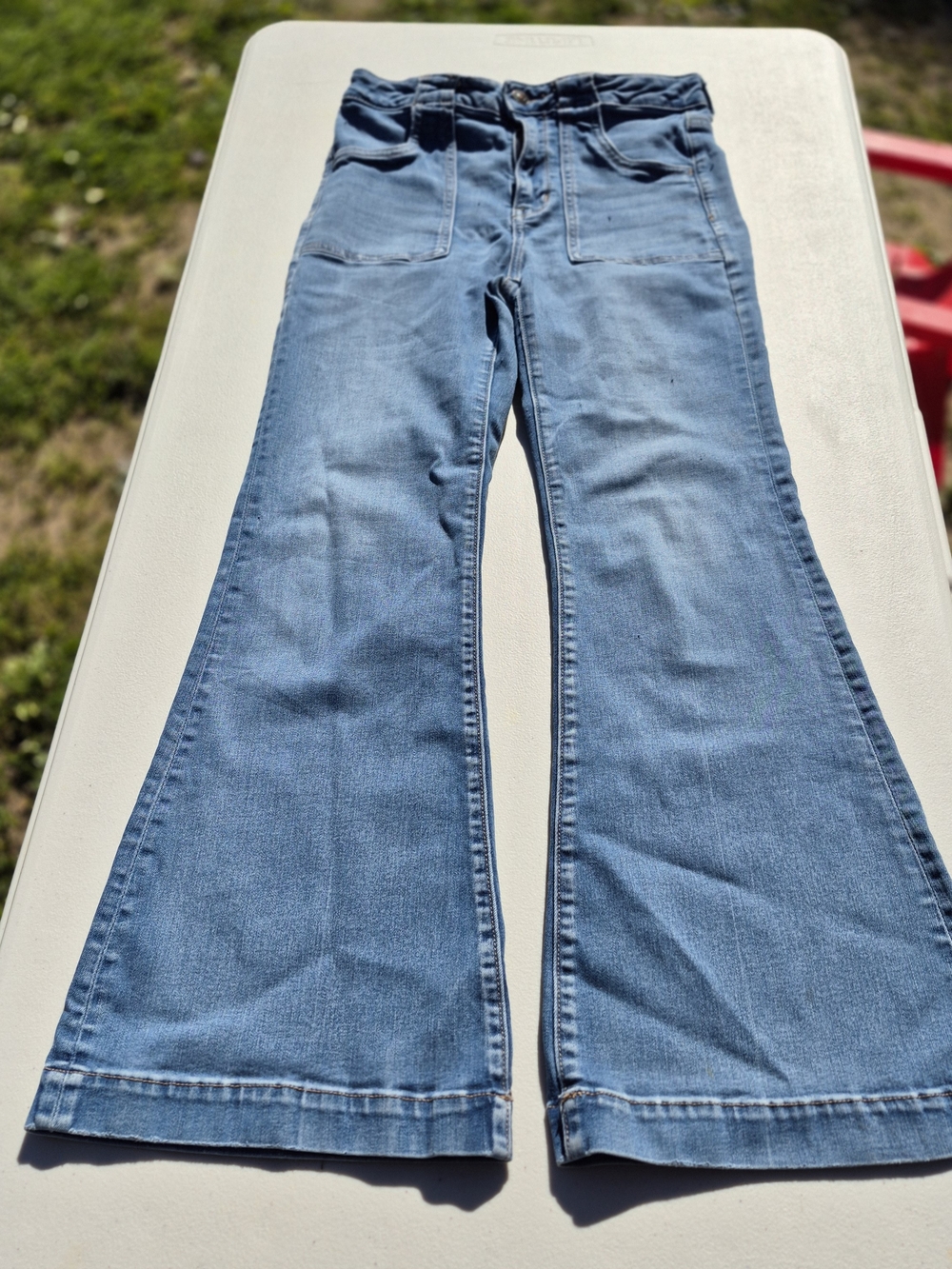American Eagle Outfitters Light Blue Flare Jeans